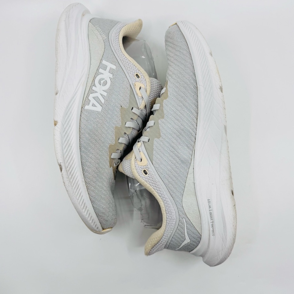 HOKA Women's Solimar sneaker in the Nimbus Cloud/Shortbread colorway. SZ 8 - Picture 8 of 11